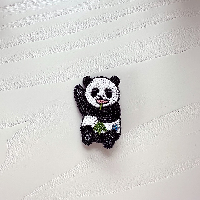 パンダ/Panda ブローチ