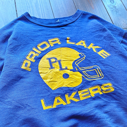 70s  UNKNOWN BRAND 〝 PRIOR LAKE LAKERS 〟Print  Sweat  Size about XX-LARGE