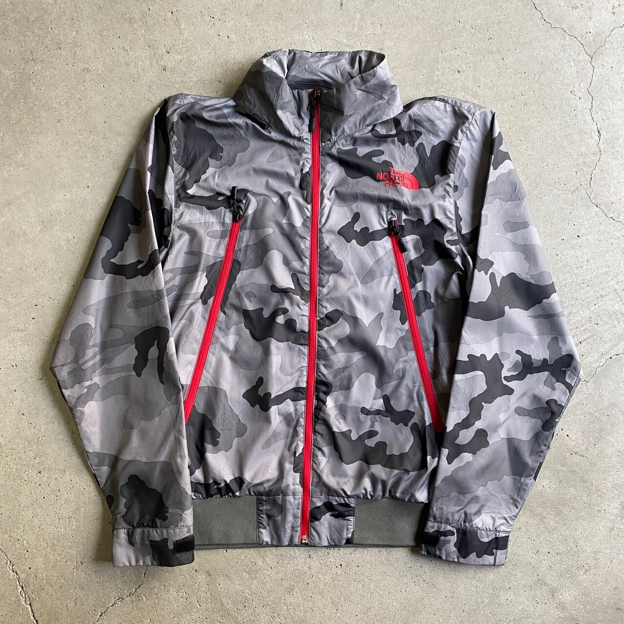 15年製 THE NORTH FACE ザ ノースフェイス 迷彩柄 総柄 ナイロン 