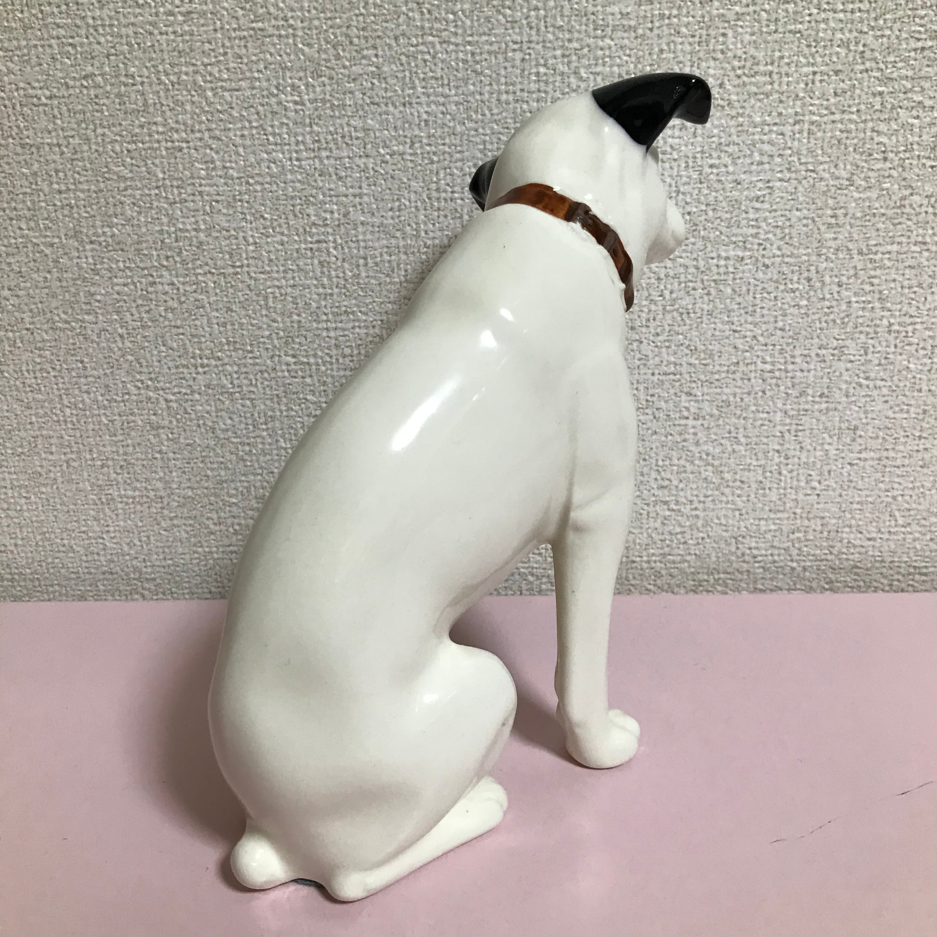 昭和レトロ ビクター犬 ニッパー君 陶器の置物 | Honey Antique