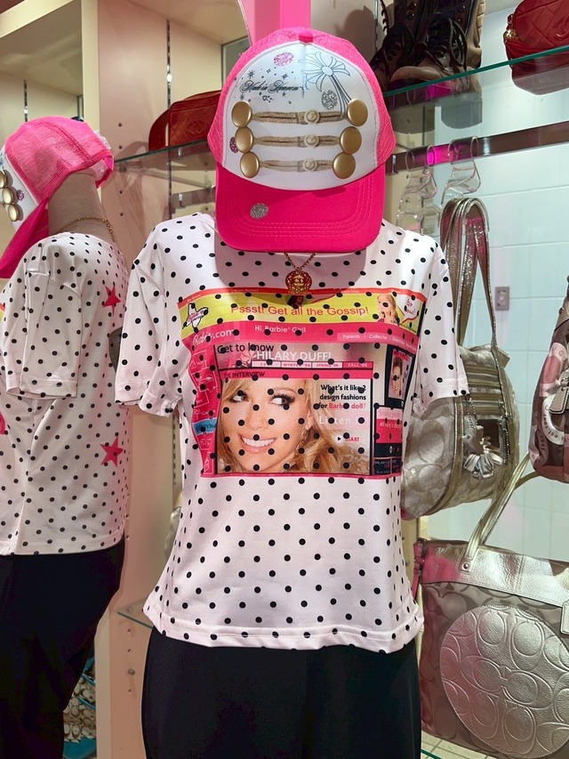 Polka Dots Printed Tops  y2k