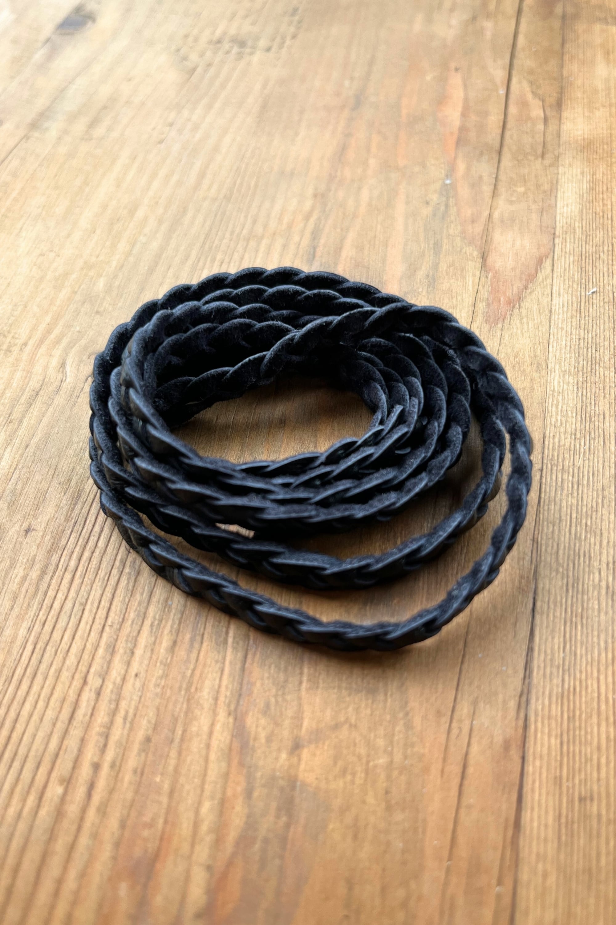 三つ編み革紐 ストッパー スクロールチップセット