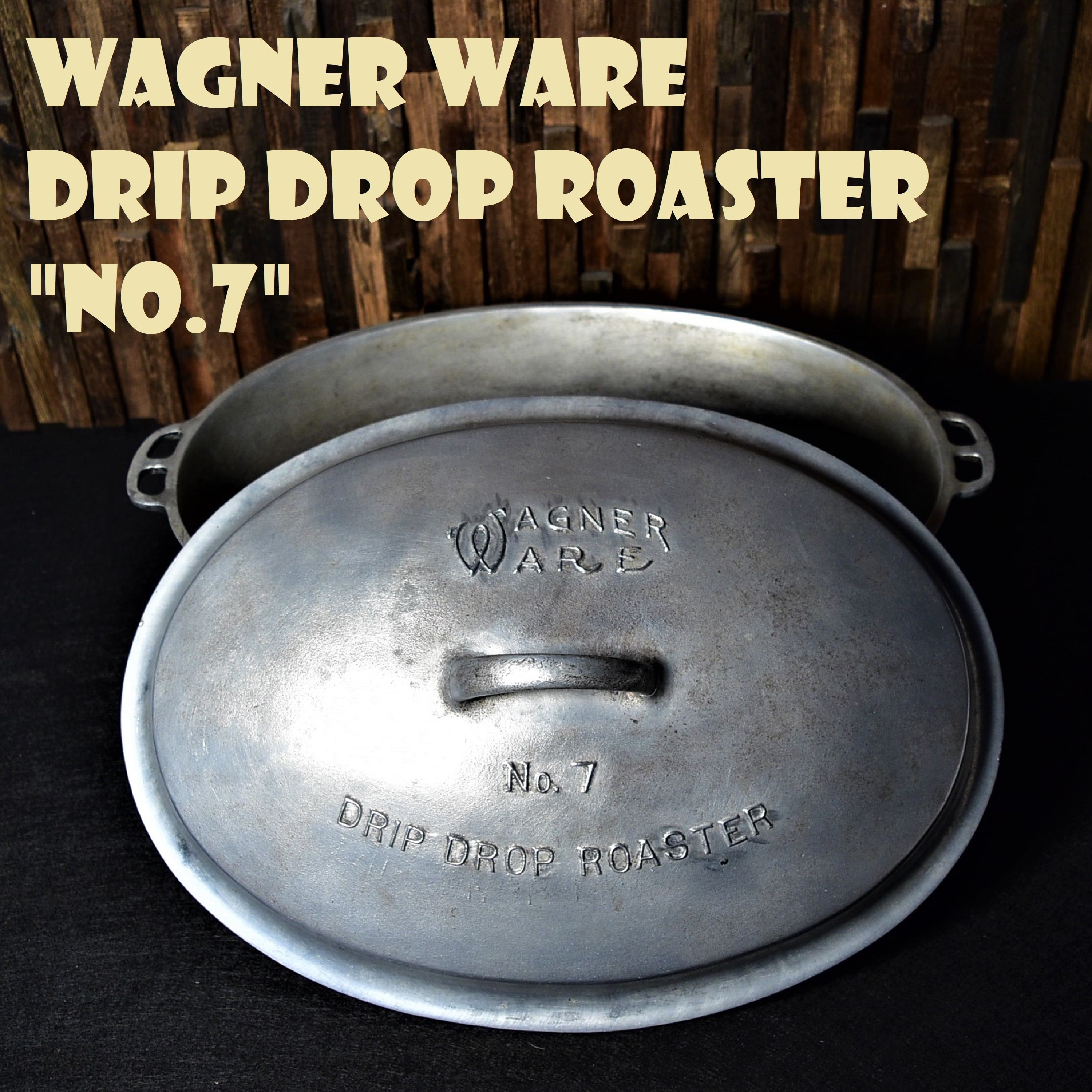 ワグナーウェア ビンテージ アルミ製ロースター ダッチオーブン WAGNER WARE アメリカ製 USA 1940～50年代 楕円 軽量 |  スーパービンテージデポ【Super Vintage Depot】