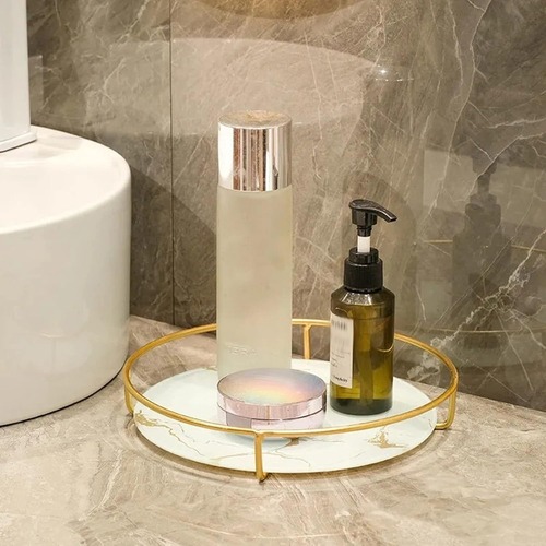 浴室用 ラック バスルーム トレイ 浴室収納 トレイ 洗面化粧台 ラウンドトレイ バスルーム ソープトレー 石鹸置き 浴室収納 バスルームトレイオーガナイザー  ブラックラウンド