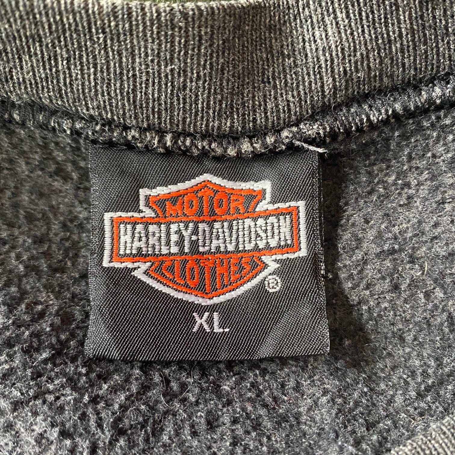 90年代 USA製 ハーレーダビッドソン イーグル プリント スウェット メンズXL 古着 90s ビンテージ ヴィンテージ  Harley-Davidson トレーナー バイク モーターサイクル フェードブラック 黒【スウェット】【NEW23】 | cave  古着屋【公式】古着通販サイト