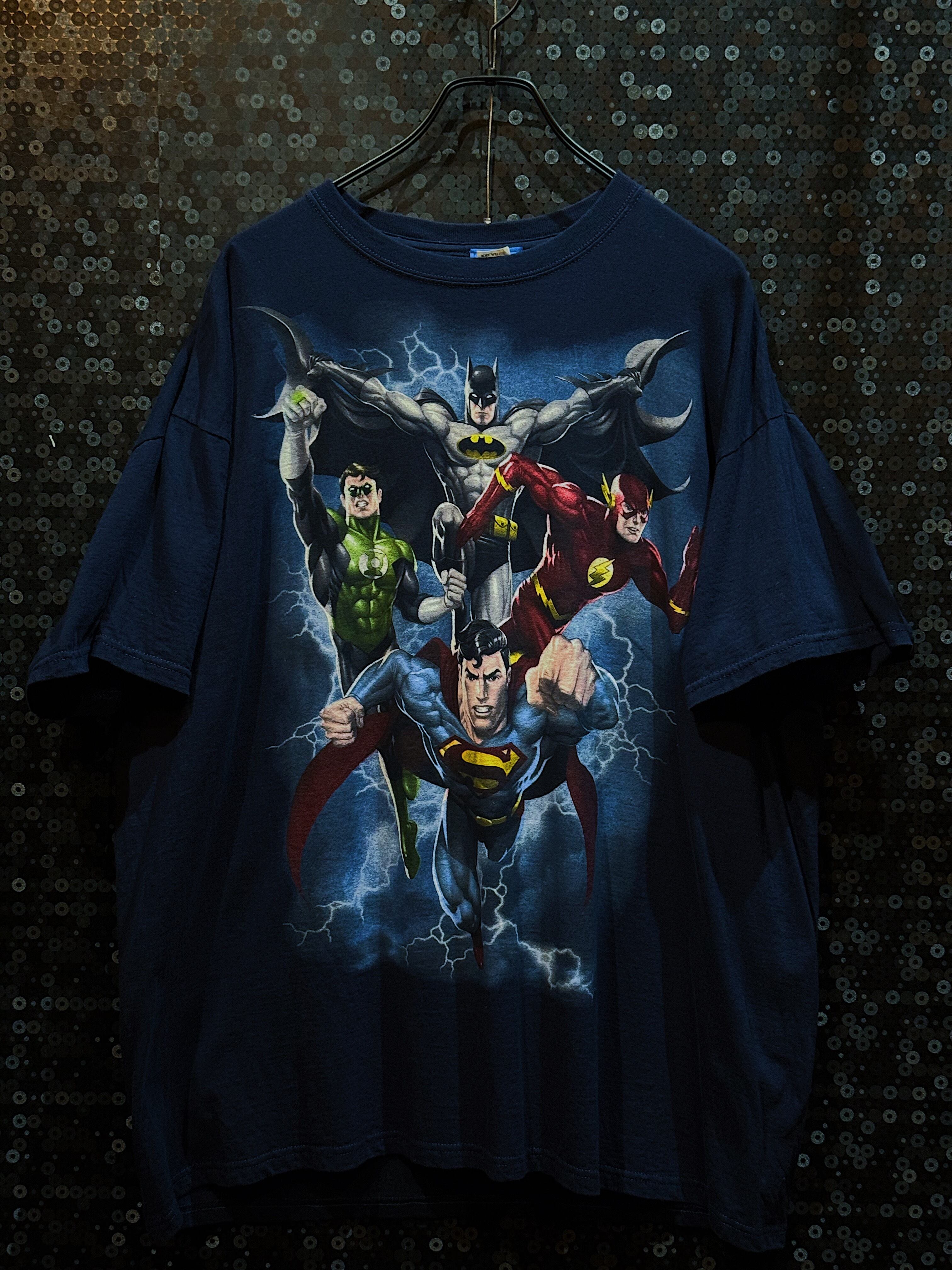 【ÆIEM】"Justice league"vintage DC HERO print T-shirt