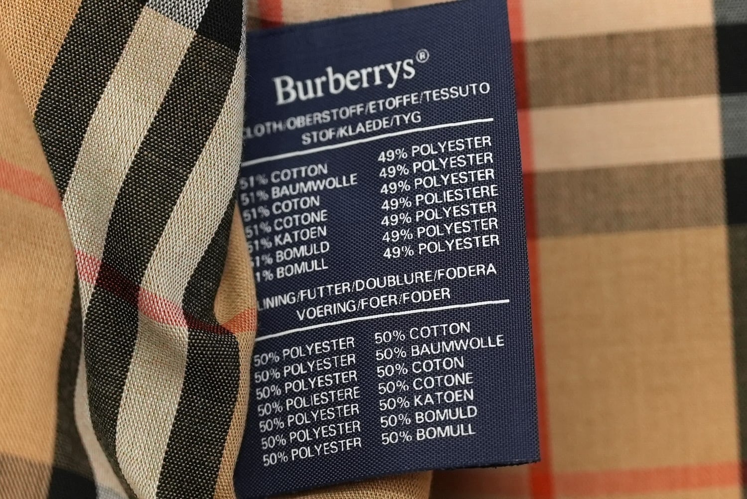 3811 希少 Burberrys MADE IN ENGLAND バーバリー 英国製 1987年