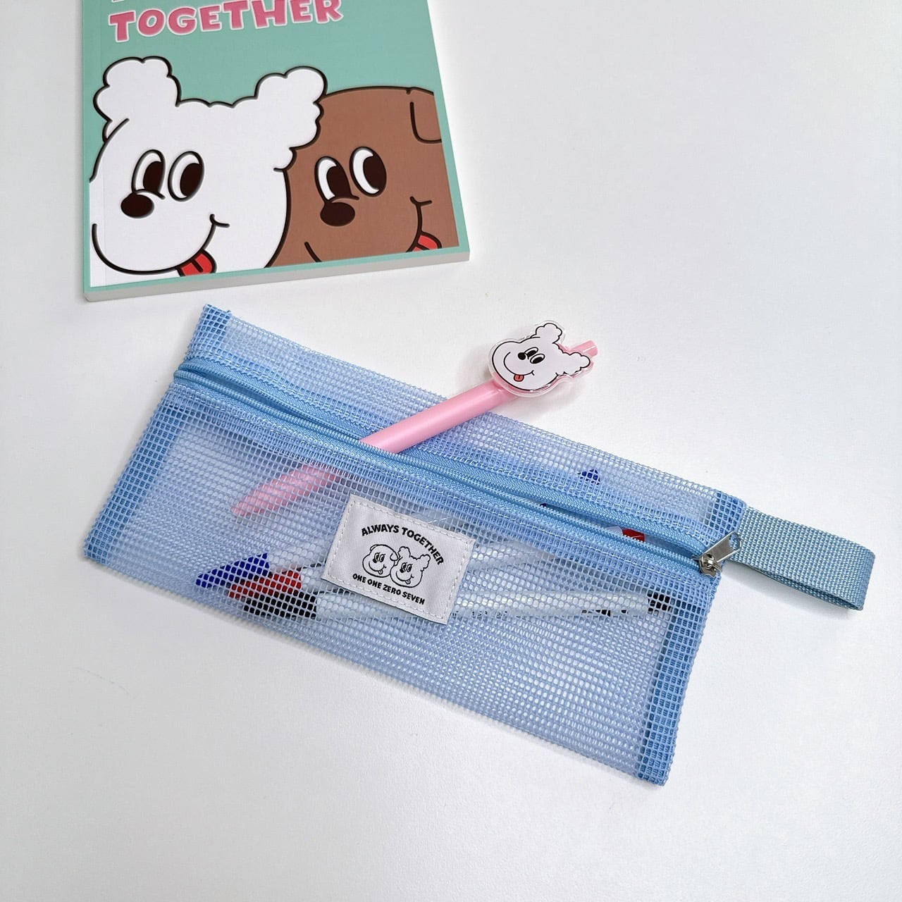 新色追加!! [1107] ゴンチル ビッグメッシュ ペンケース（全3色