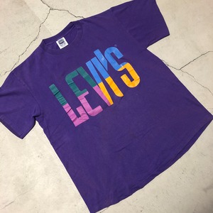 OLD LEVI'S PURPLE LOGO T-SHIRT