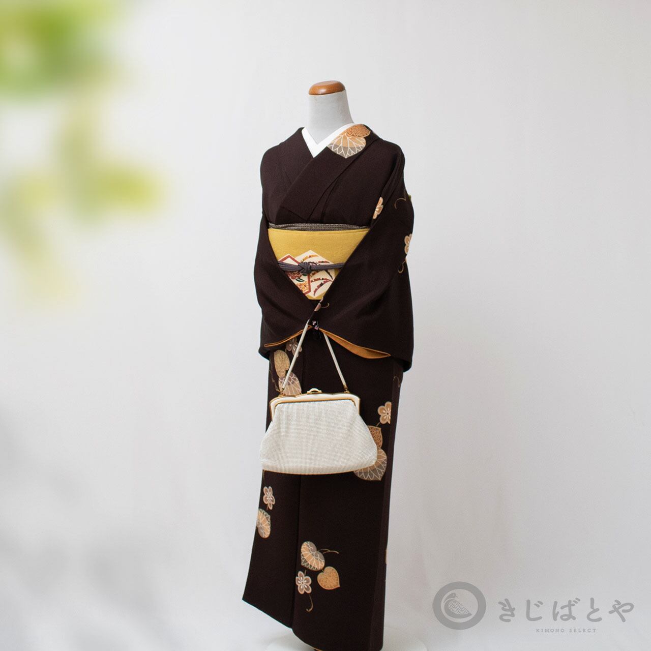 美品　飛び柄　小紋　トールサイズ　えんじ色　167 / 65 正絹 飛び柄小紋 裄丈70トールサイズ お着物