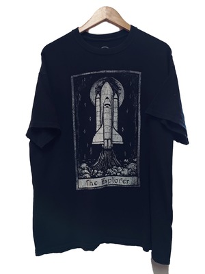 ゆうパケット可【古着  通販】Space Shuttle プリントTシャツ