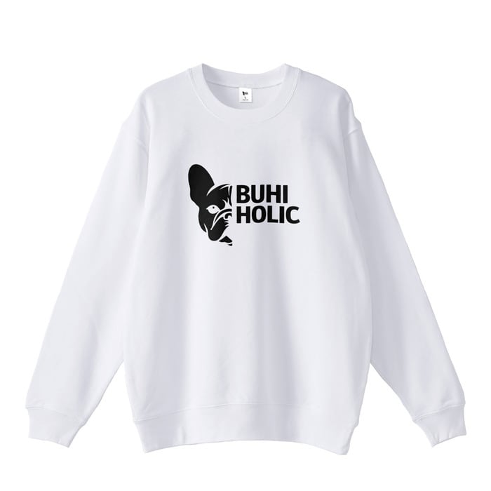 BUHIHOLICロゴトレーナー(White)