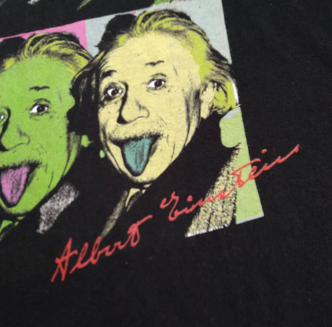 andy warhol einstein motif tee | What'z up