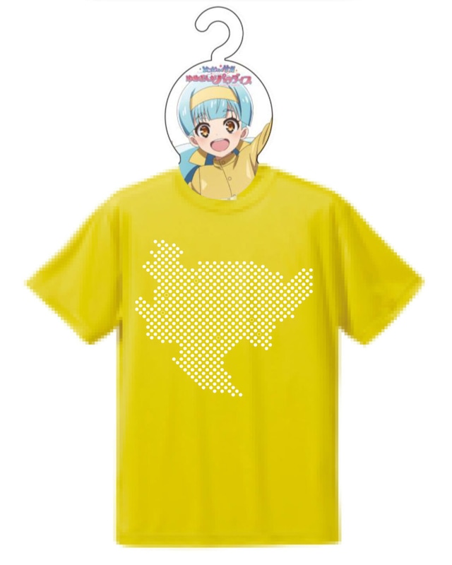 【セット価格】ゾンビランドサガ×伊万里ちゃんぽん新橋店コラボハンガー(SAGA県Ｔシャツ）／ 色：イエロー
