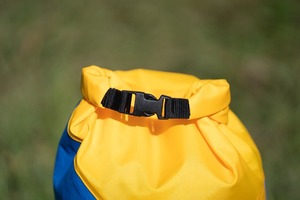 マルチポーチ Journey pouch ブルー×イエロー