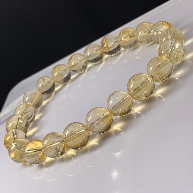 非加熱✩天然シトリンブレスレット