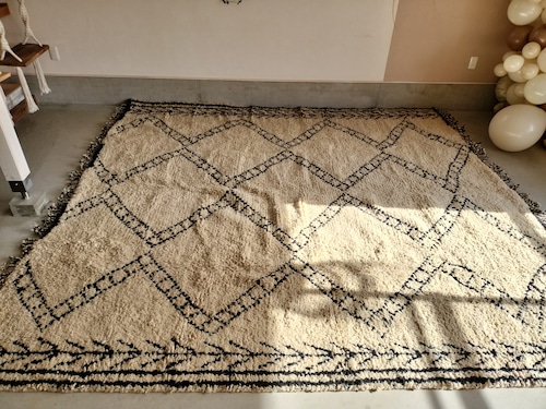 Moroccan rug Beni Ourain 303✕313cm