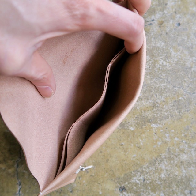 Planar  Recycled Leather Envelope Wallet