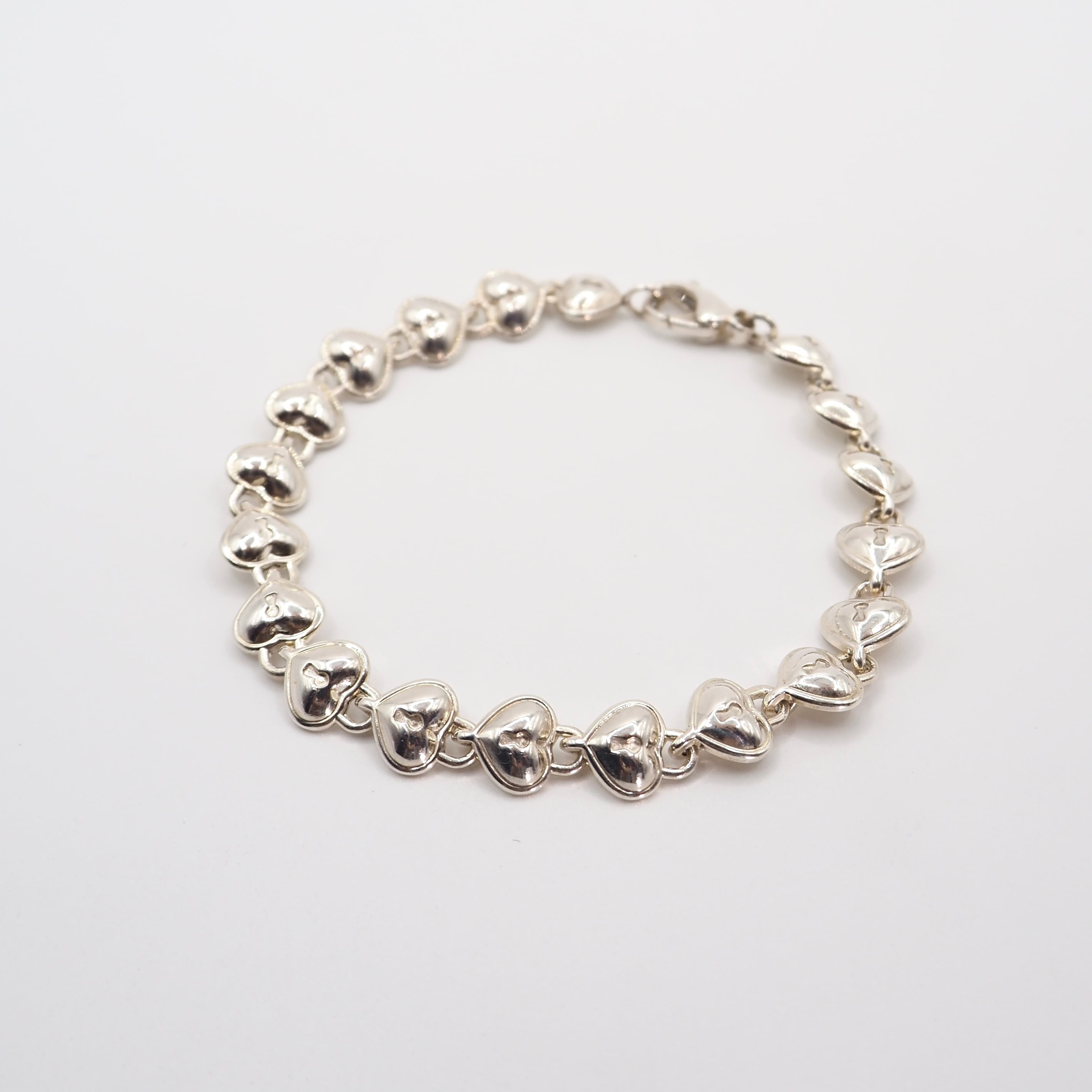 T&CO.925刻印 ティファニー ハートロック ブレスレット シルバー Tiffany&Co. ハートロックブレスレット シルバー925 ティファニー
