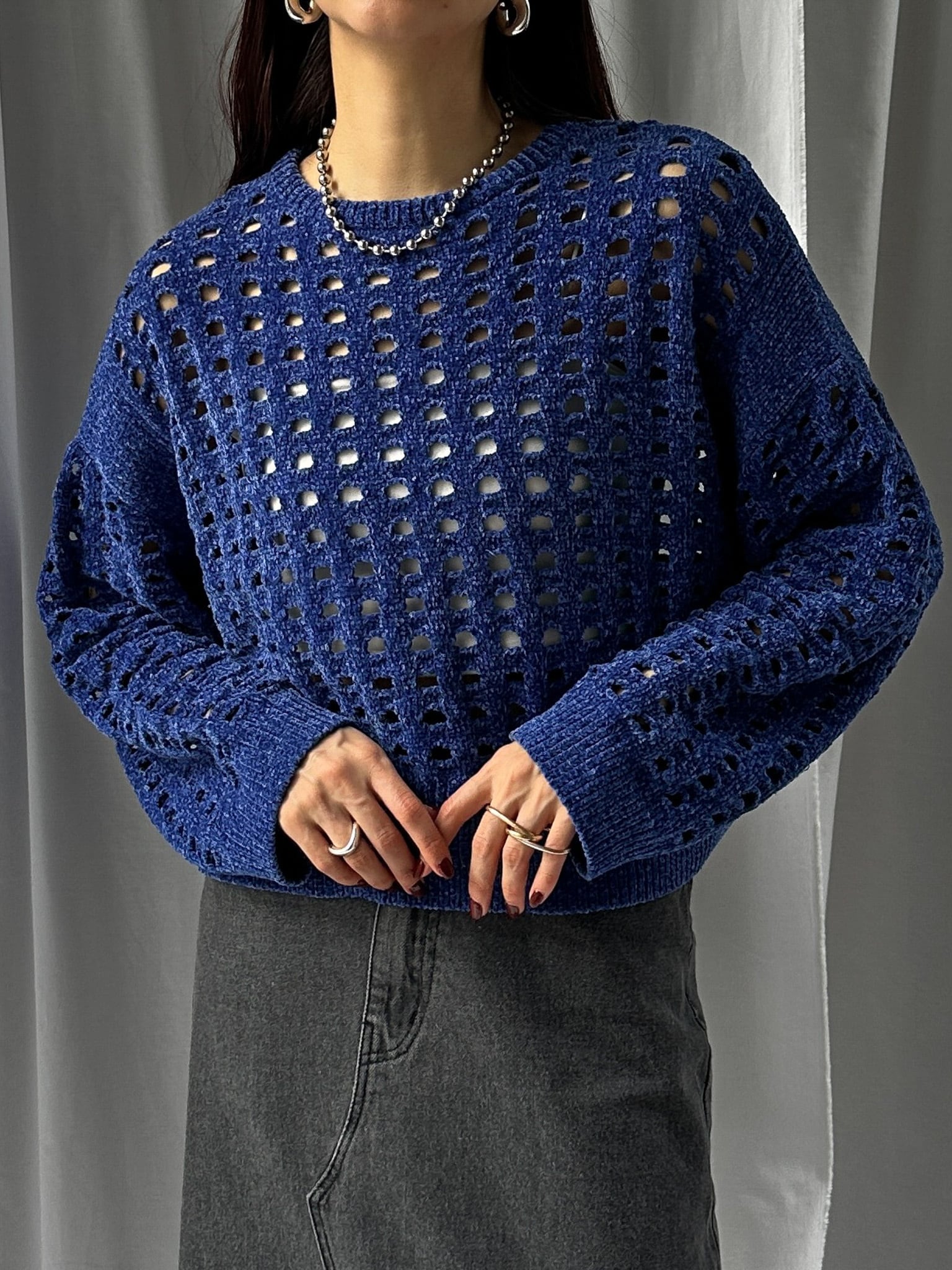 MORE MESH KNIT （ﾓｰﾙﾒｯｼｭﾆｯﾄ）【5545007】 | CIEL'AIR