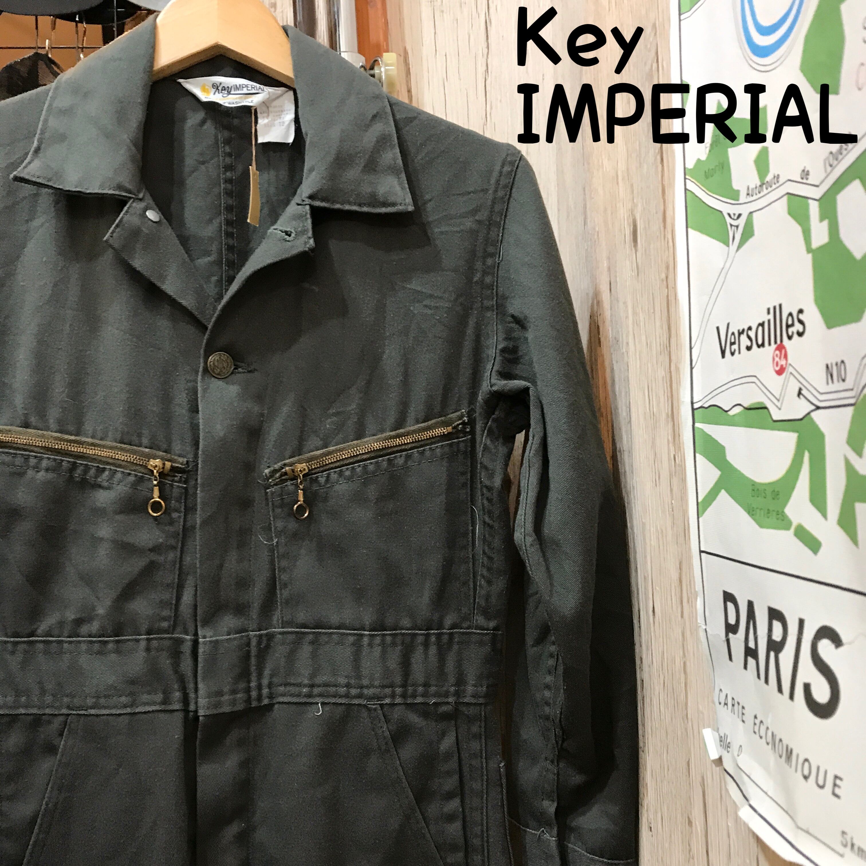 Dickies ディッキーズ 半袖つなぎ w39 古着 (1271) | 温古着新