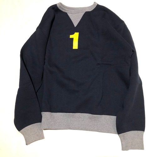 Number Sweat 2tone type " Navy "
