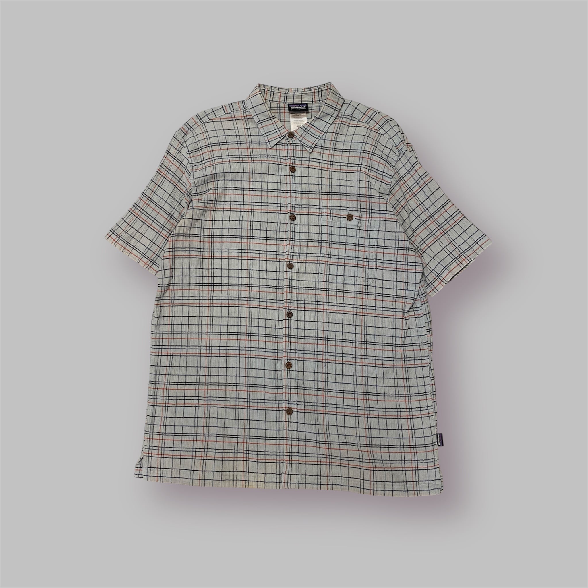 XL Patagonia Seersucker Check Shirt | WAGENTYPEII