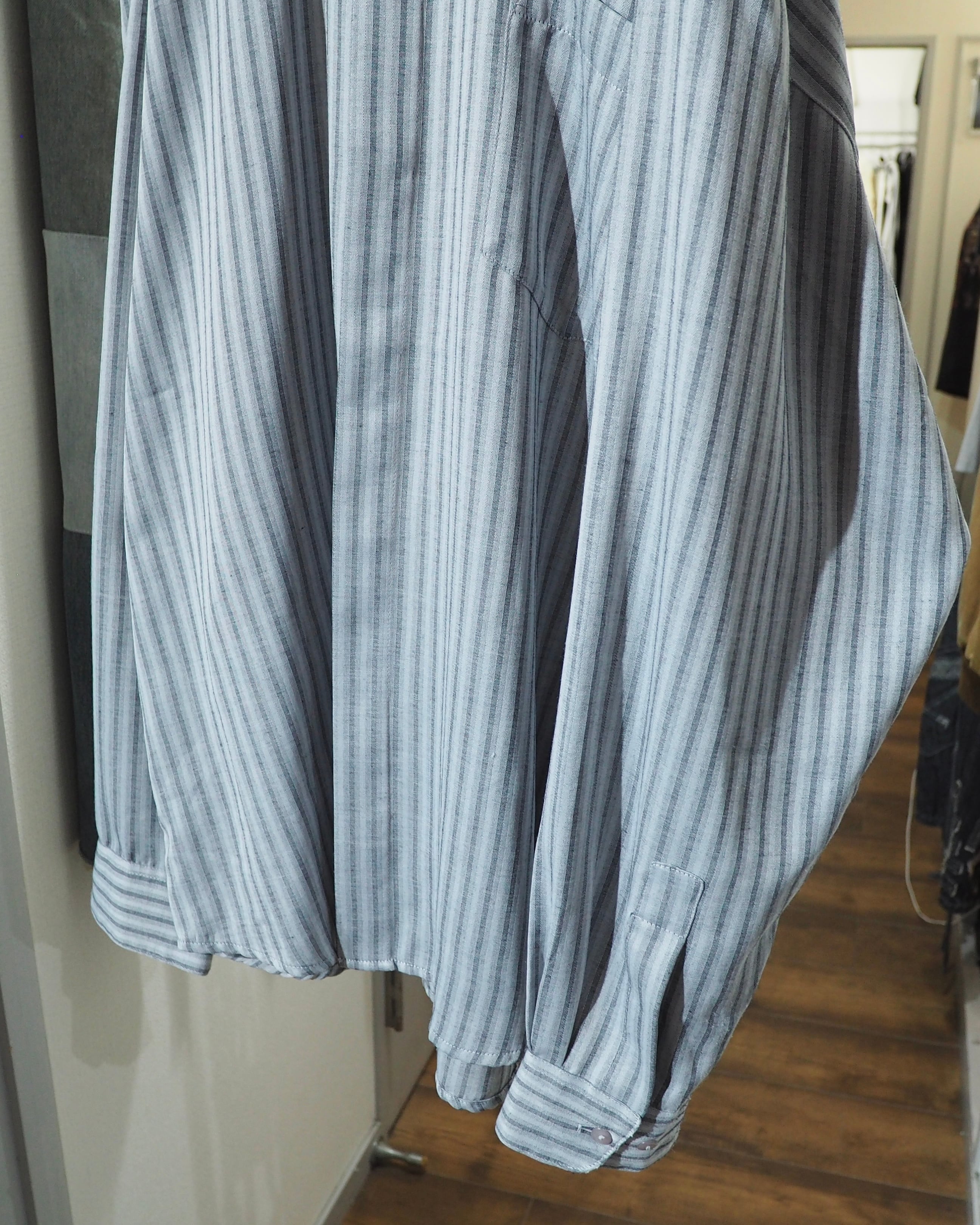 1990s " Pavo by Lastrade " Deformation Collar Design Vintage Drape Loose Shirt