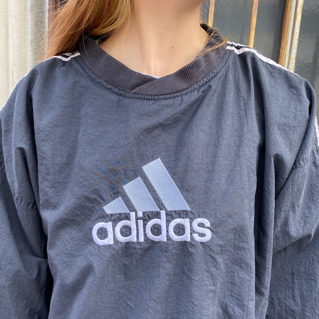 ビッグサイズ 90年代 adidas アディダス ウォームアッププルオーバー 