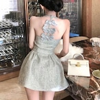 Halter Neck Mini Dress