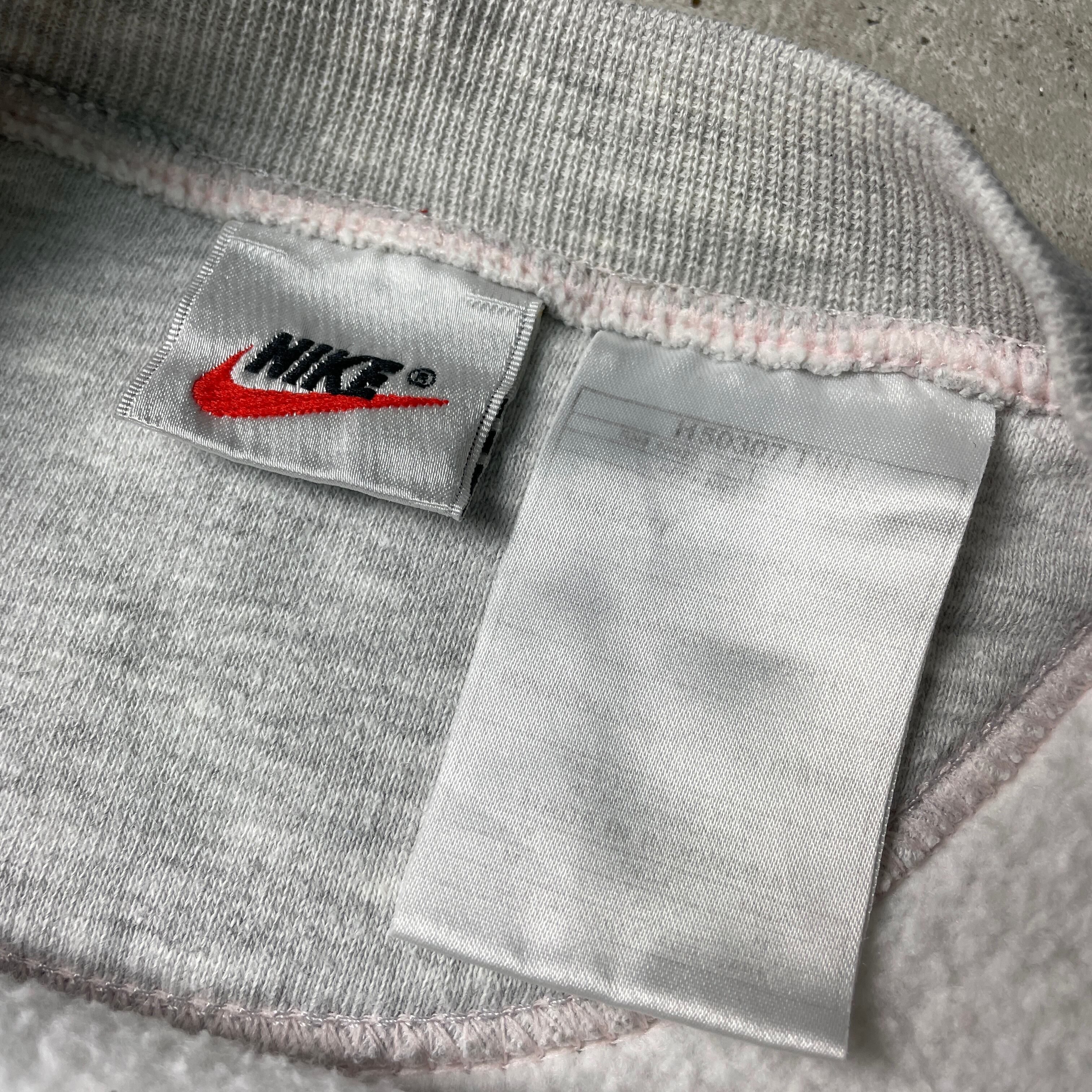 激レア 】NIKE ナイキ 刺繍 スウェット 綻ん カプセルスウォッシュ L 紫