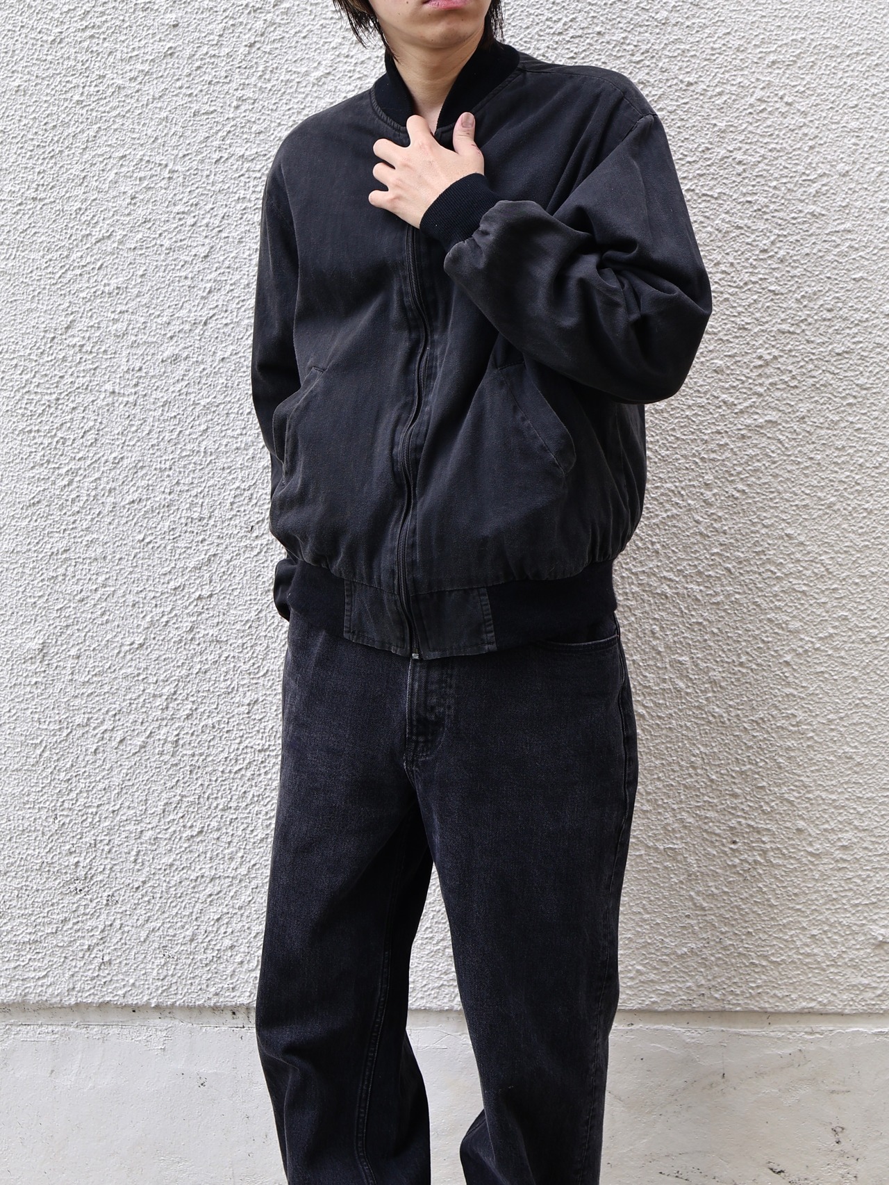 back design bomber jacket