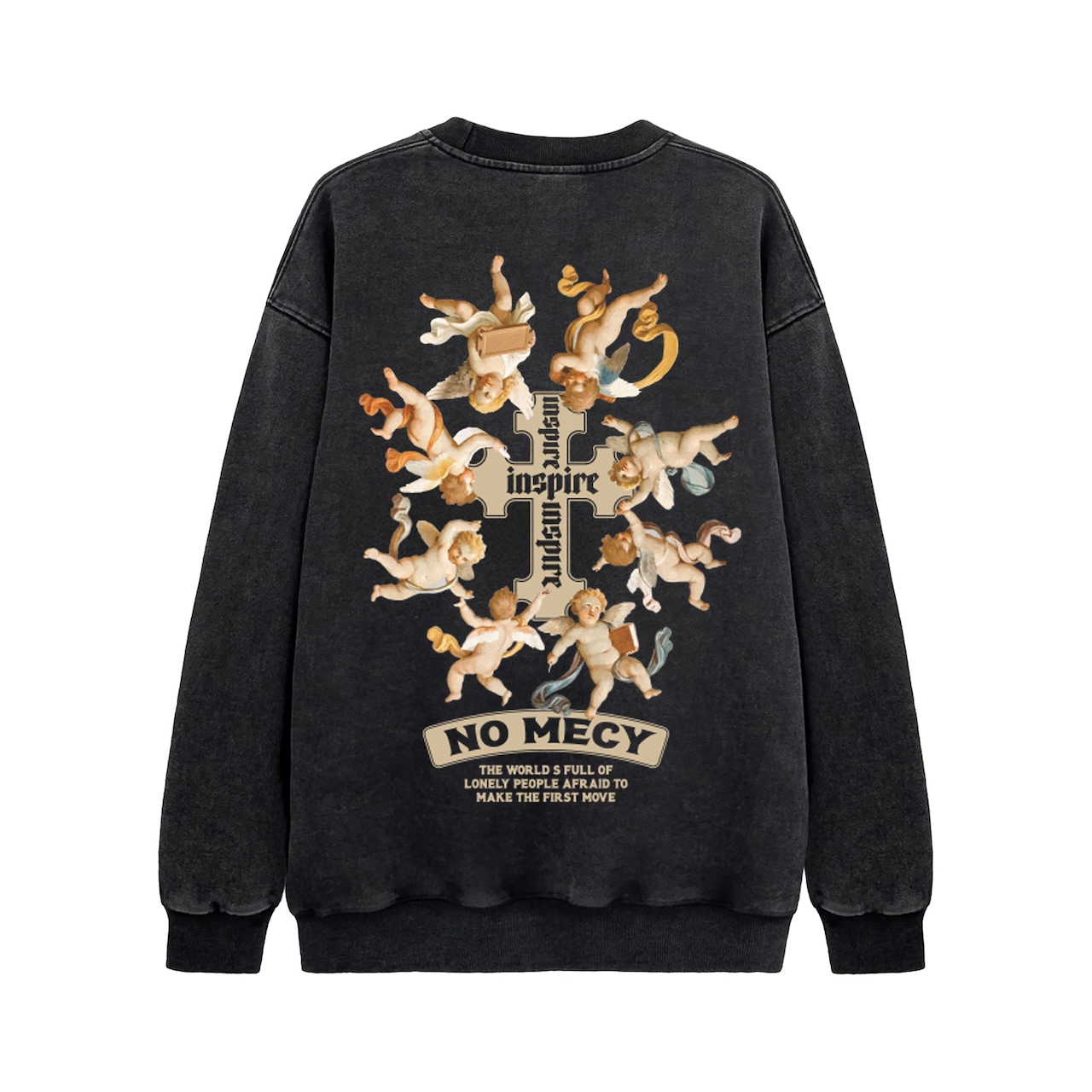 VINTAGE ストリート クロスエンジェル パーカー/スウェット T1154