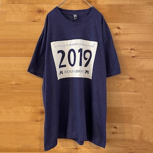 【NEXT LEVEL APPAREL】2019 ロゴ プリント 半袖 Tシャツ XL ビッグサイズ US古着 アメリカ古着