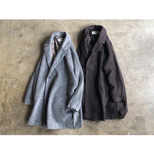 BASISBROEK (バージスブルック) 『RECHT』 Alpaca Shaggy Kint Coat