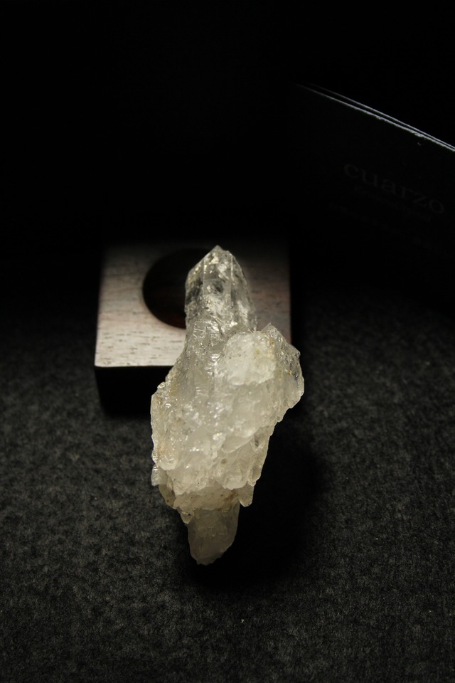 【na401】長崎クリスタル ローズウッドベース大