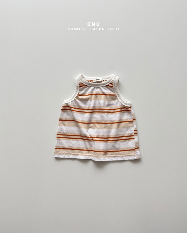 [予約][送料無料]≪ONU≫Striped Ribbed Tank Top 7