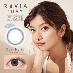 レヴィア ワンデー カラー(Revia 1day color)《Dear Marine》ディアマリン[10枚入り]