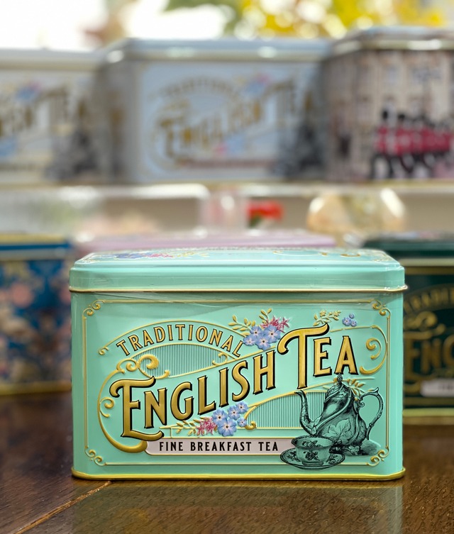 再入荷！『New English Teas』紅茶　トラディッショナル　English Tea『グリーン缶』
