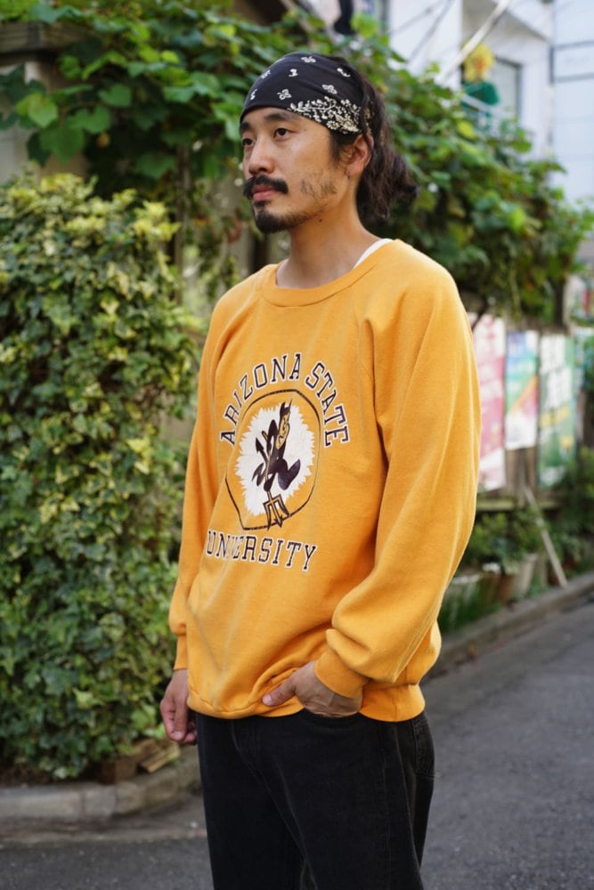 Arizona State University] Vintage college sweat shirt [1980s