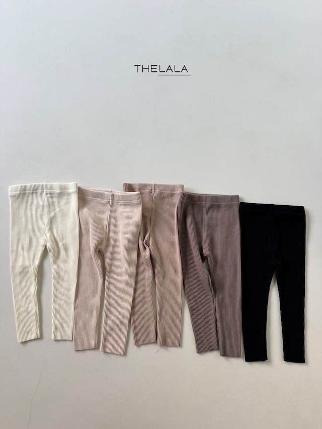 【取寄】the lala|coordi leggings|コーディレギンス|XS-XL|kids|26 autumn