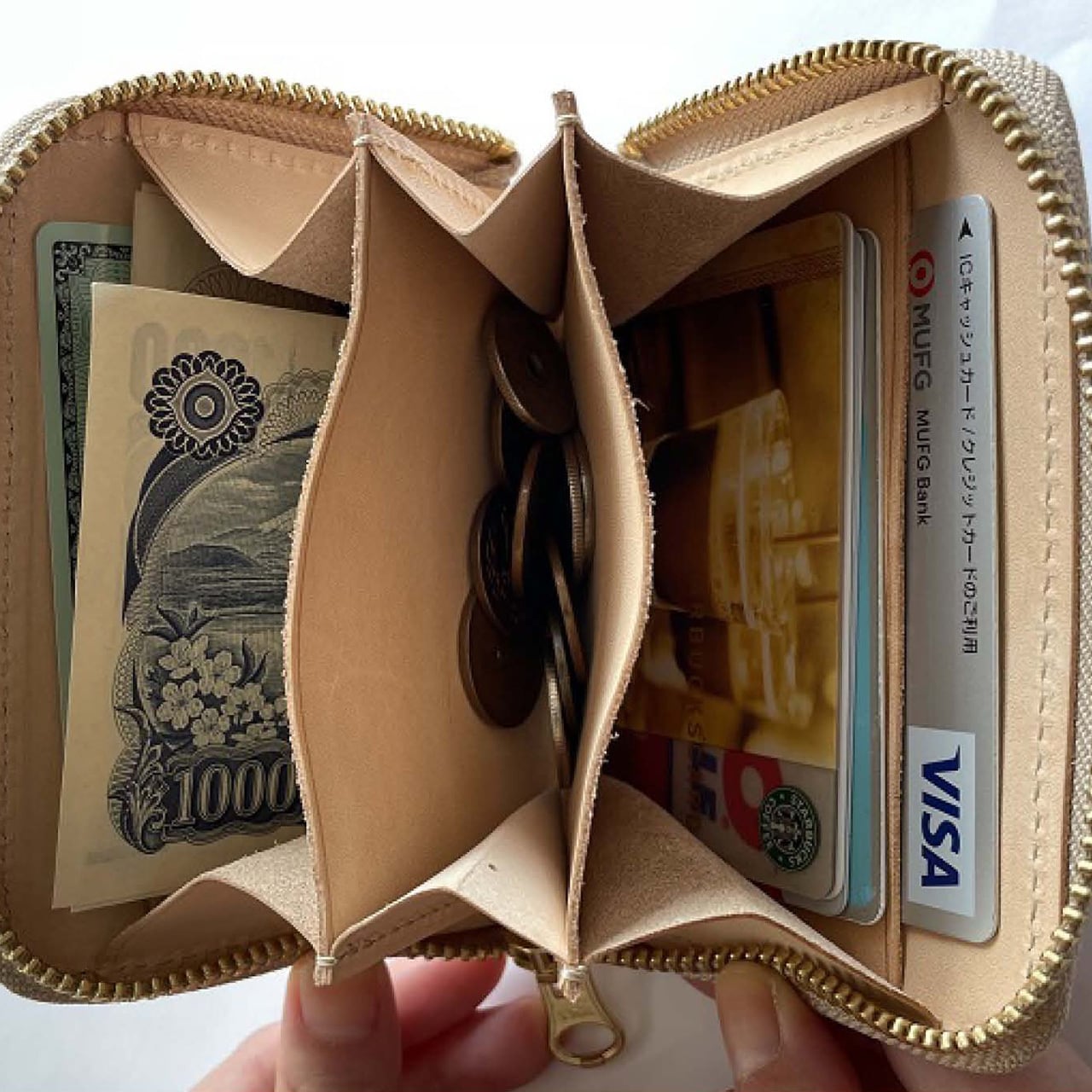 ラウンドジップ ミニ財布（栃木レザー）日本製 SPW-007-1 | sense of