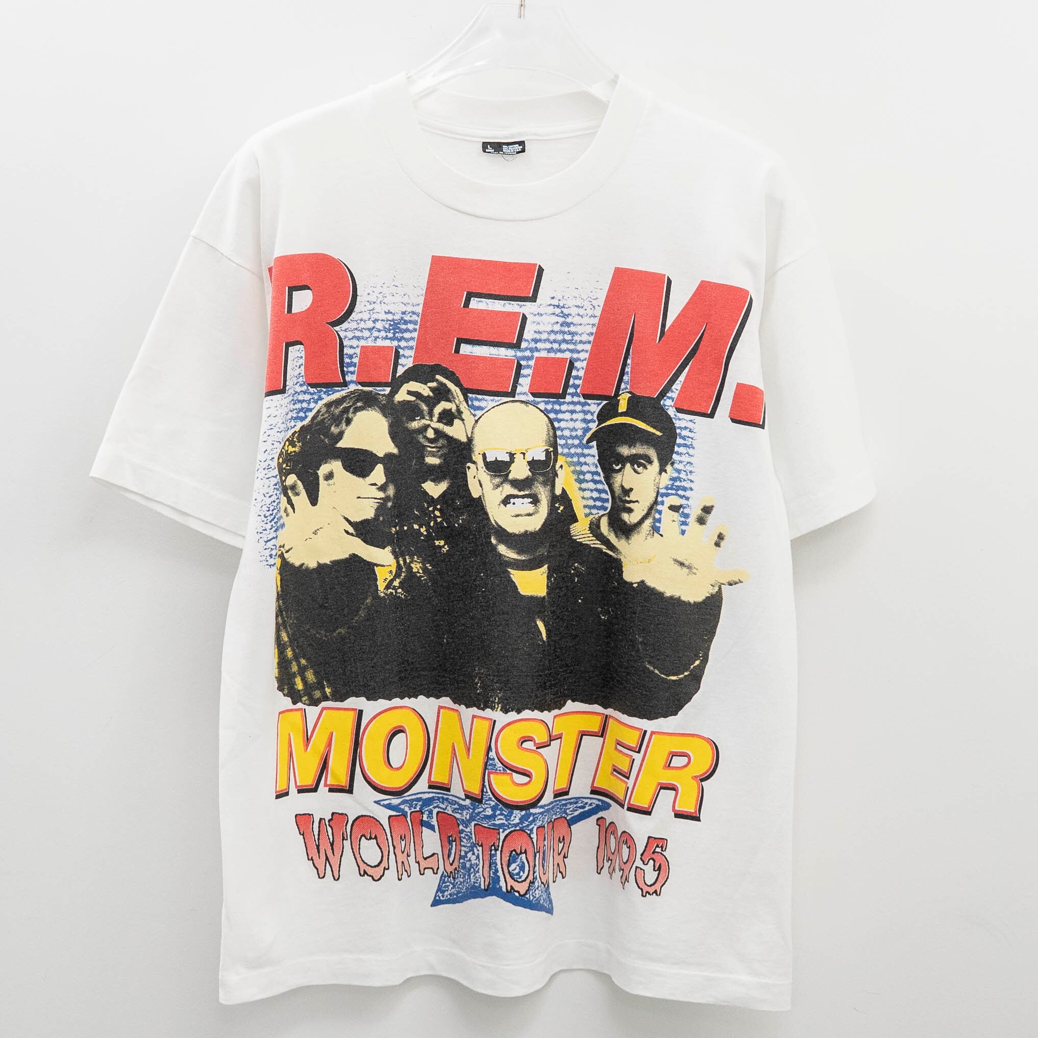 R.E.M " Monster World Tour 1995 Boot " Cut Tag L 【A7-525】