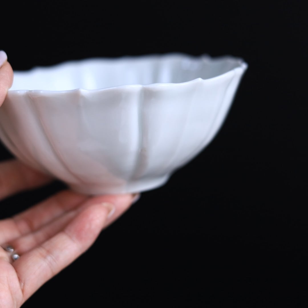 AS 宮田竜司 稜花白磁小鉢 | 芦屋貴兆陶家 online shop