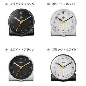 【即納】BRAUN ブラウン ALARM CLOCK アラームクロック BC01 置き時計★4カラーパターン 送料無料