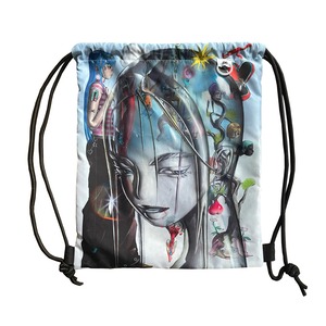 [takeabreak] God's Game Dual-Sided Drawstring Bag