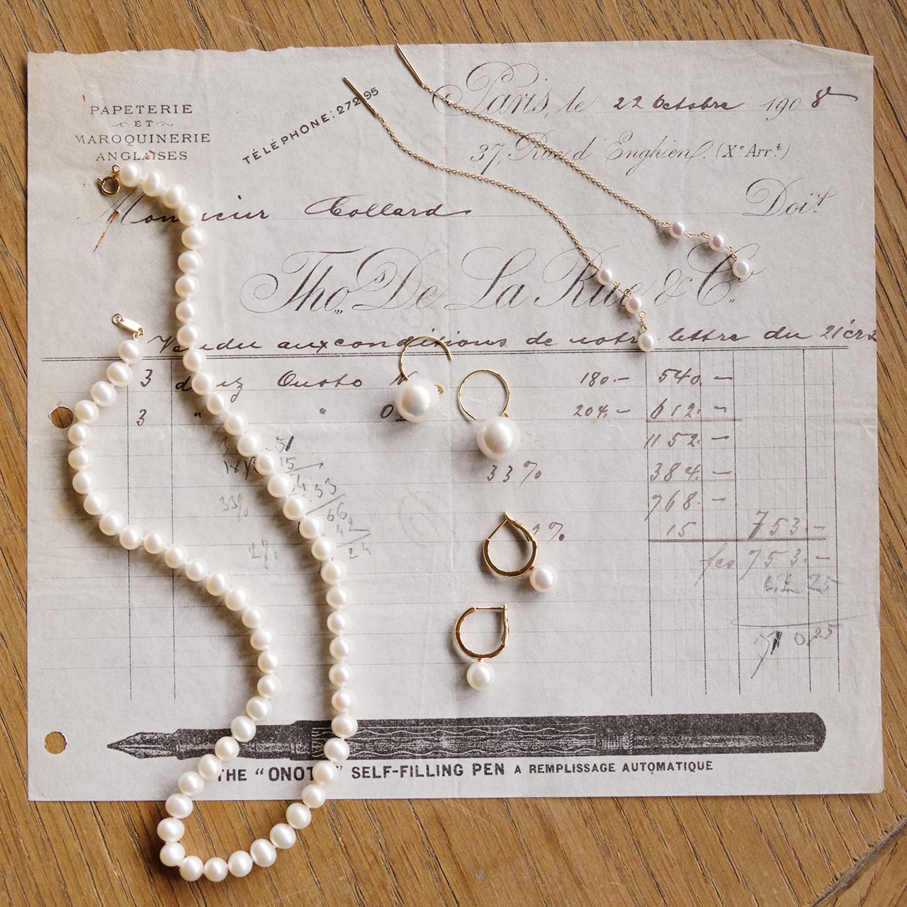 淡水パール K18 45cm ネックレス K18/K10 淡水パールネックレス 45cm【MKY0086N1】 | MONICE/モニス