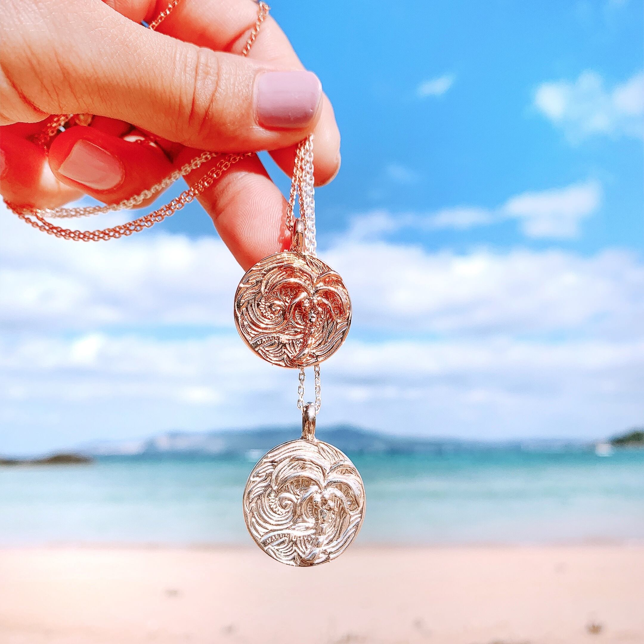 LIFE is オリジナルハワイアンジュエリーネックレスBOX付き（シルバー）￥7900＋tax