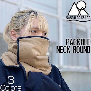 【送料無料】 5050WORKSHOP フィフティフィフティワークショップ PACKBLE NECKROUND ネックウォーマー フェイスマスクBLK