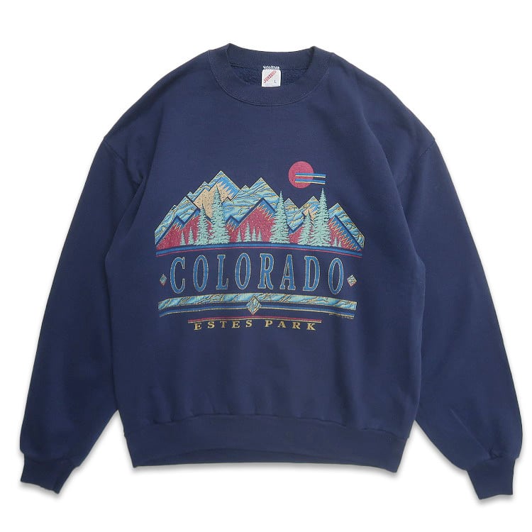 古着 90年代 USA製 JERZEES ジャージーズ プリント スウェット